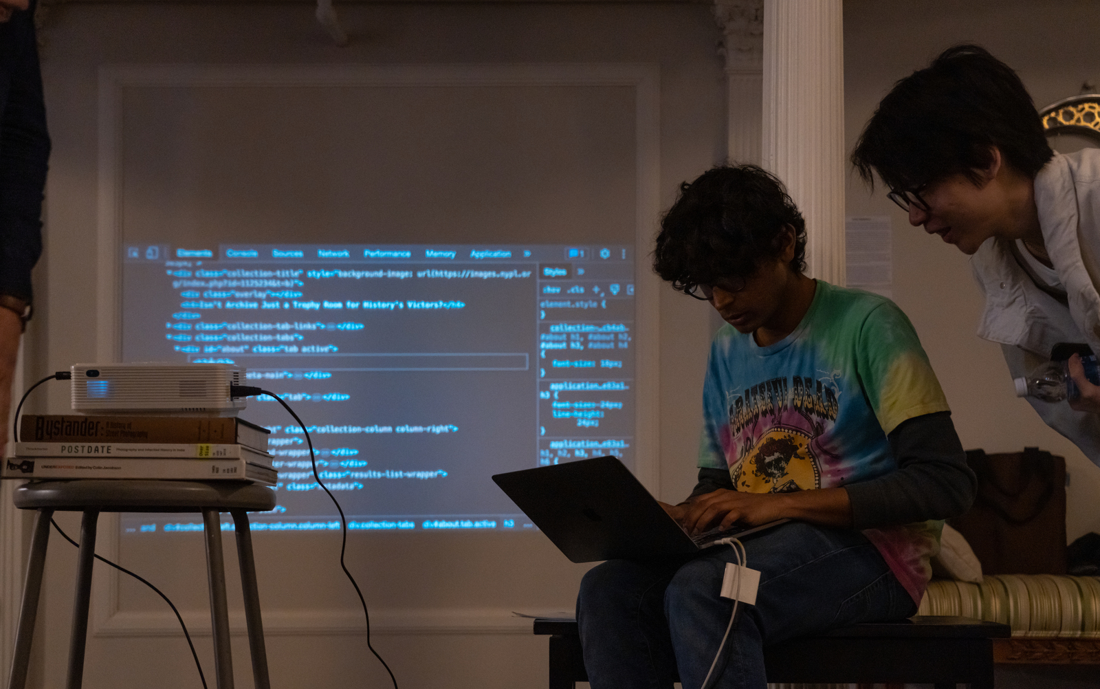 NYPL website intervention performance. Act Common Space, Syracuse, 28 april, 2022