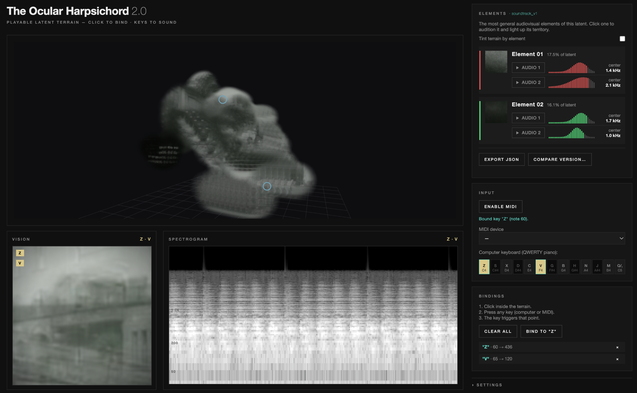Playing the Archive: Audiovisual Latent Space Exploration with The Ocular Harpsichord 2.0 preview image